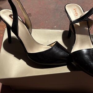 Levity Black Slingback Heels